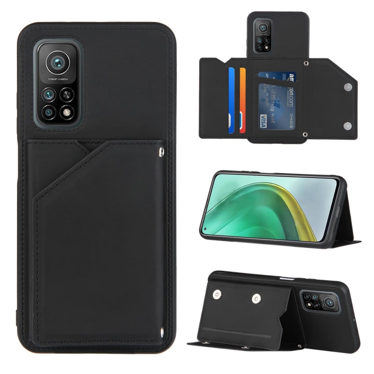 Skin Feel PU + TPU + PC Back Cover Shockproof Case with Card Slots & Holder & Photo Frame, For OPPO A93 5G, For OPPO A94, For Samsung Galaxy A02s (US Version), For Samsung Galaxy A02s (EU Version), For Samsung Galaxy A32 5G, For Xiaomi Mi 10T Lite 5G  ...