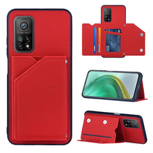 Load image into Gallery viewer, Skin Feel PU + TPU + PC Back Cover Shockproof Case with Card Slots &amp; Holder &amp; Photo Frame, For OPPO A93 5G, For OPPO A94, For Samsung Galaxy A02s (US Version), For Samsung Galaxy A02s (EU Version), For Samsung Galaxy A32 5G, For Xiaomi Mi 10T Lite 5G  ...