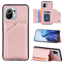 Load image into Gallery viewer, Skin Feel PU + TPU + PC Back Cover Shockproof Case with Card Slots &amp; Holder &amp; Photo Frame, For OPPO A93 5G, For OPPO A94, For Samsung Galaxy A02s (US Version), For Samsung Galaxy A02s (EU Version), For Samsung Galaxy A32 5G, For Xiaomi Mi 10T Lite 5G  ...