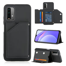 Load image into Gallery viewer, Skin Feel PU + TPU + PC Back Cover Shockproof Case with Card Slots &amp; Holder &amp; Photo Frame, For OPPO A93 5G, For OPPO A94, For Samsung Galaxy A02s (US Version), For Samsung Galaxy A02s (EU Version), For Samsung Galaxy A32 5G, For Xiaomi Mi 10T Lite 5G  ...