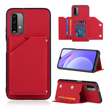 Load image into Gallery viewer, Skin Feel PU + TPU + PC Back Cover Shockproof Case with Card Slots &amp; Holder &amp; Photo Frame, For OPPO A93 5G, For OPPO A94, For Samsung Galaxy A02s (US Version), For Samsung Galaxy A02s (EU Version), For Samsung Galaxy A32 5G, For Xiaomi Mi 10T Lite 5G  ...