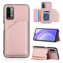 Load image into Gallery viewer, Skin Feel PU + TPU + PC Back Cover Shockproof Case with Card Slots &amp; Holder &amp; Photo Frame, For OPPO A93 5G, For OPPO A94, For Samsung Galaxy A02s (US Version), For Samsung Galaxy A02s (EU Version), For Samsung Galaxy A32 5G, For Xiaomi Mi 10T Lite 5G  ...
