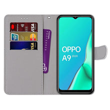 Load image into Gallery viewer, Coloured Drawing Cross Texture Horizontal Flip PU Leather Case with Holder &amp; Card Slots &amp; Wallet &amp; Lanyard, For OPPO A9 (2020) / A5 (2020) / A11X / A11, For OPPO A15 / A15s