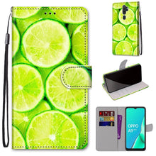 Load image into Gallery viewer, Coloured Drawing Cross Texture Horizontal Flip PU Leather Case with Holder &amp; Card Slots &amp; Wallet &amp; Lanyard, For OPPO A9 (2020) / A5 (2020) / A11X / A11, For OPPO A15 / A15s