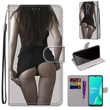 Load image into Gallery viewer, Coloured Drawing Cross Texture Horizontal Flip PU Leather Case with Holder &amp; Card Slots &amp; Wallet &amp; Lanyard, For OPPO A9 (2020) / A5 (2020) / A11X / A11, For OPPO A15 / A15s