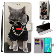 Load image into Gallery viewer, Coloured Drawing Cross Texture Horizontal Flip PU Leather Case with Holder &amp; Card Slots &amp; Wallet &amp; Lanyard, For OPPO A9 (2020) / A5 (2020) / A11X / A11, For OPPO A15 / A15s
