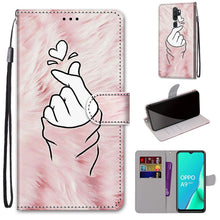 Load image into Gallery viewer, Coloured Drawing Cross Texture Horizontal Flip PU Leather Case with Holder &amp; Card Slots &amp; Wallet &amp; Lanyard, For OPPO A9 (2020) / A5 (2020) / A11X / A11, For OPPO A15 / A15s