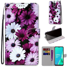 Load image into Gallery viewer, Coloured Drawing Cross Texture Horizontal Flip PU Leather Case with Holder &amp; Card Slots &amp; Wallet &amp; Lanyard, For OPPO A9 (2020) / A5 (2020) / A11X / A11, For OPPO A15 / A15s