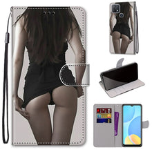 Load image into Gallery viewer, Coloured Drawing Cross Texture Horizontal Flip PU Leather Case with Holder &amp; Card Slots &amp; Wallet &amp; Lanyard, For OPPO A9 (2020) / A5 (2020) / A11X / A11, For OPPO A15 / A15s