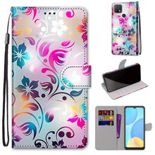 Load image into Gallery viewer, Coloured Drawing Cross Texture Horizontal Flip PU Leather Case with Holder &amp; Card Slots &amp; Wallet &amp; Lanyard, For OPPO A9 (2020) / A5 (2020) / A11X / A11, For OPPO A15 / A15s
