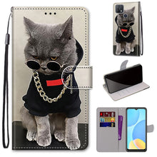 Load image into Gallery viewer, Coloured Drawing Cross Texture Horizontal Flip PU Leather Case with Holder &amp; Card Slots &amp; Wallet &amp; Lanyard, For OPPO A9 (2020) / A5 (2020) / A11X / A11, For OPPO A15 / A15s