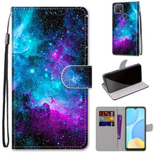 Load image into Gallery viewer, Coloured Drawing Cross Texture Horizontal Flip PU Leather Case with Holder &amp; Card Slots &amp; Wallet &amp; Lanyard, For OPPO A9 (2020) / A5 (2020) / A11X / A11, For OPPO A15 / A15s