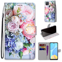 Load image into Gallery viewer, Coloured Drawing Cross Texture Horizontal Flip PU Leather Case with Holder &amp; Card Slots &amp; Wallet &amp; Lanyard, For OPPO A9 (2020) / A5 (2020) / A11X / A11, For OPPO A15 / A15s