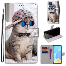 Load image into Gallery viewer, Coloured Drawing Cross Texture Horizontal Flip PU Leather Case with Holder &amp; Card Slots &amp; Wallet &amp; Lanyard, For OPPO A9 (2020) / A5 (2020) / A11X / A11, For OPPO A15 / A15s
