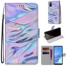 Load image into Gallery viewer, Coloured Drawing Cross Texture Horizontal Flip PU Leather Case with Holder &amp; Card Slots &amp; Wallet &amp; Lanyard, For OPPO A53 4G(2020) / A53s / A32 / A33 (2020), For OPPO F17 Pro / A93 4G / Reno4 Lite / Reno4 F