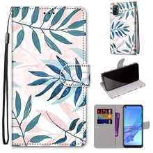 Load image into Gallery viewer, Coloured Drawing Cross Texture Horizontal Flip PU Leather Case with Holder &amp; Card Slots &amp; Wallet &amp; Lanyard, For OPPO A53 4G(2020) / A53s / A32 / A33 (2020), For OPPO F17 Pro / A93 4G / Reno4 Lite / Reno4 F