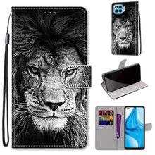 Load image into Gallery viewer, Coloured Drawing Cross Texture Horizontal Flip PU Leather Case with Holder &amp; Card Slots &amp; Wallet &amp; Lanyard, For OPPO A53 4G(2020) / A53s / A32 / A33 (2020), For OPPO F17 Pro / A93 4G / Reno4 Lite / Reno4 F