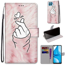 Load image into Gallery viewer, Coloured Drawing Cross Texture Horizontal Flip PU Leather Case with Holder &amp; Card Slots &amp; Wallet &amp; Lanyard, For OPPO A53 4G(2020) / A53s / A32 / A33 (2020), For OPPO F17 Pro / A93 4G / Reno4 Lite / Reno4 F
