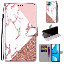 Load image into Gallery viewer, Coloured Drawing Cross Texture Horizontal Flip PU Leather Case with Holder &amp; Card Slots &amp; Wallet &amp; Lanyard, For OPPO A53 4G(2020) / A53s / A32 / A33 (2020), For OPPO F17 Pro / A93 4G / Reno4 Lite / Reno4 F
