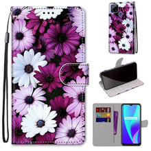 Load image into Gallery viewer, Coloured Drawing Cross Texture Horizontal Flip PU Leather Case with Holder &amp; Card Slots &amp; Wallet &amp; Lanyard, For Samsung Galaxy Xcover 5, For OPPO Realme C15 / C12 / C25 / 7i (Global)/ Narzo 20 / 30A