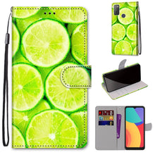 Load image into Gallery viewer, Coloured Drawing Cross Texture Horizontal Flip PU Leather Case with Holder &amp; Card Slots &amp; Wallet &amp; Lanyard, For Alcatel 3L 2021, For Xiaomi Redmi K40 / K40 Pro / K40 Pro+