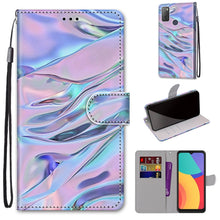 Load image into Gallery viewer, Coloured Drawing Cross Texture Horizontal Flip PU Leather Case with Holder &amp; Card Slots &amp; Wallet &amp; Lanyard, For Alcatel 3L 2021, For Xiaomi Redmi K40 / K40 Pro / K40 Pro+