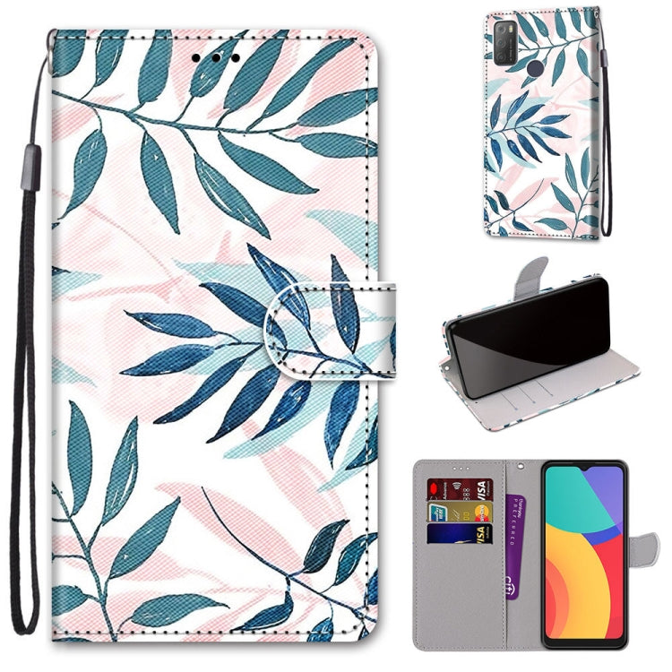 Coloured Drawing Cross Texture Horizontal Flip PU Leather Case with Holder & Card Slots & Wallet & Lanyard, For Alcatel 3L 2021, For Xiaomi Redmi K40 / K40 Pro / K40 Pro+