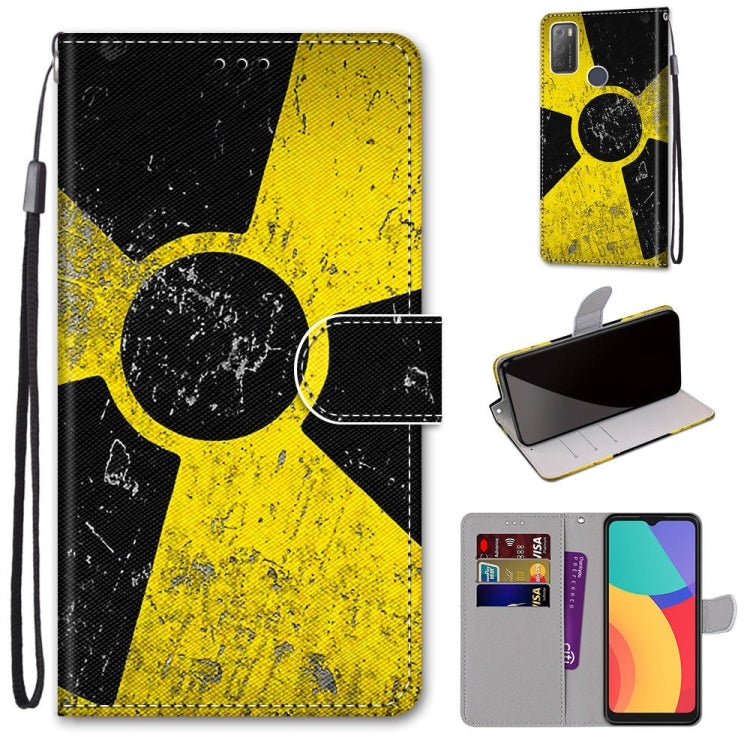 Coloured Drawing Cross Texture Horizontal Flip PU Leather Case with Holder & Card Slots & Wallet & Lanyard, For Alcatel 3L 2021, For Xiaomi Redmi K40 / K40 Pro / K40 Pro+