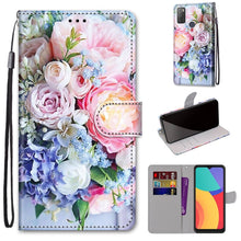 Load image into Gallery viewer, Coloured Drawing Cross Texture Horizontal Flip PU Leather Case with Holder &amp; Card Slots &amp; Wallet &amp; Lanyard, For Alcatel 3L 2021, For Xiaomi Redmi K40 / K40 Pro / K40 Pro+