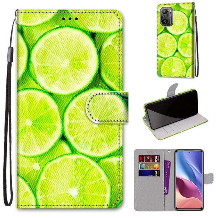 Coloured Drawing Cross Texture Horizontal Flip PU Leather Case with Holder & Card Slots & Wallet & Lanyard, For Alcatel 3L 2021, For Xiaomi Redmi K40 / K40 Pro / K40 Pro+