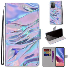 Load image into Gallery viewer, Coloured Drawing Cross Texture Horizontal Flip PU Leather Case with Holder &amp; Card Slots &amp; Wallet &amp; Lanyard, For Alcatel 3L 2021, For Xiaomi Redmi K40 / K40 Pro / K40 Pro+