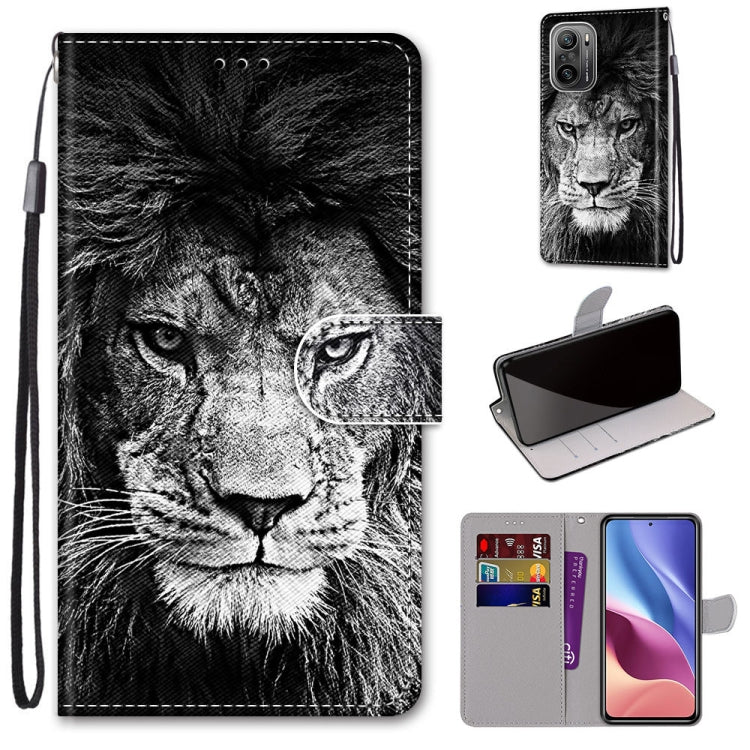 Coloured Drawing Cross Texture Horizontal Flip PU Leather Case with Holder & Card Slots & Wallet & Lanyard, For Alcatel 3L 2021, For Xiaomi Redmi K40 / K40 Pro / K40 Pro+