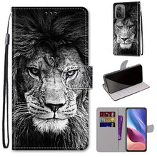 Load image into Gallery viewer, Coloured Drawing Cross Texture Horizontal Flip PU Leather Case with Holder &amp; Card Slots &amp; Wallet &amp; Lanyard, For Alcatel 3L 2021, For Xiaomi Redmi K40 / K40 Pro / K40 Pro+