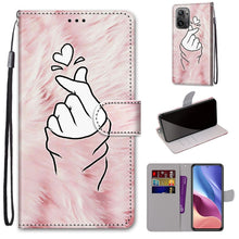 Load image into Gallery viewer, Coloured Drawing Cross Texture Horizontal Flip PU Leather Case with Holder &amp; Card Slots &amp; Wallet &amp; Lanyard, For Alcatel 3L 2021, For Xiaomi Redmi K40 / K40 Pro / K40 Pro+