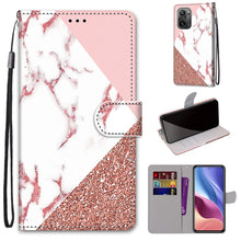 Load image into Gallery viewer, Coloured Drawing Cross Texture Horizontal Flip PU Leather Case with Holder &amp; Card Slots &amp; Wallet &amp; Lanyard, For Alcatel 3L 2021, For Xiaomi Redmi K40 / K40 Pro / K40 Pro+