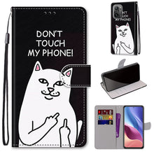 Load image into Gallery viewer, Coloured Drawing Cross Texture Horizontal Flip PU Leather Case with Holder &amp; Card Slots &amp; Wallet &amp; Lanyard, For Alcatel 3L 2021, For Xiaomi Redmi K40 / K40 Pro / K40 Pro+
