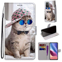 Load image into Gallery viewer, Coloured Drawing Cross Texture Horizontal Flip PU Leather Case with Holder &amp; Card Slots &amp; Wallet &amp; Lanyard, For Alcatel 3L 2021, For Xiaomi Redmi K40 / K40 Pro / K40 Pro+