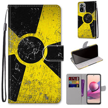 Load image into Gallery viewer, Coloured Drawing Cross Texture Horizontal Flip PU Leather Case with Holder &amp; Card Slots &amp; Wallet &amp; Lanyard, For Xiaomi Redmi Note 10 4G / Note 10S, For Xiaomi Redmi Note 10 5G