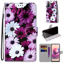 Load image into Gallery viewer, Coloured Drawing Cross Texture Horizontal Flip PU Leather Case with Holder &amp; Card Slots &amp; Wallet &amp; Lanyard, For Xiaomi Redmi Note 10 4G / Note 10S, For Xiaomi Redmi Note 10 5G