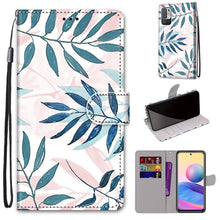 Load image into Gallery viewer, Coloured Drawing Cross Texture Horizontal Flip PU Leather Case with Holder &amp; Card Slots &amp; Wallet &amp; Lanyard, For Xiaomi Redmi Note 10 4G / Note 10S, For Xiaomi Redmi Note 10 5G