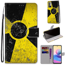 Load image into Gallery viewer, Coloured Drawing Cross Texture Horizontal Flip PU Leather Case with Holder &amp; Card Slots &amp; Wallet &amp; Lanyard, For Xiaomi Redmi Note 10 4G / Note 10S, For Xiaomi Redmi Note 10 5G