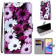 Load image into Gallery viewer, Coloured Drawing Cross Texture Horizontal Flip PU Leather Case with Holder &amp; Card Slots &amp; Wallet &amp; Lanyard, For Xiaomi Redmi Note 10 4G / Note 10S, For Xiaomi Redmi Note 10 5G