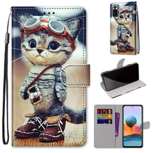 Load image into Gallery viewer, Coloured Drawing Cross Texture Horizontal Flip PU Leather Case with Holder &amp; Card Slots &amp; Wallet &amp; Lanyard, For Xiaomi Redmi Note 10 Pro Max / Note 10 Pro, For Nokia 5.4