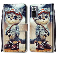 Load image into Gallery viewer, Coloured Drawing Cross Texture Horizontal Flip PU Leather Case with Holder &amp; Card Slots &amp; Wallet &amp; Lanyard, For Xiaomi Redmi Note 10 Pro Max / Note 10 Pro, For Nokia 5.4