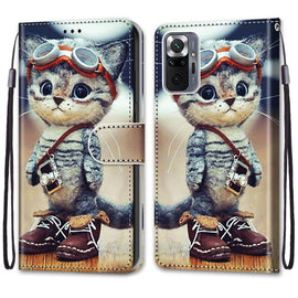 Coloured Drawing Cross Texture Horizontal Flip PU Leather Case with Holder & Card Slots & Wallet & Lanyard, For Xiaomi Redmi Note 10 Pro Max / Note 10 Pro, For Nokia 5.4