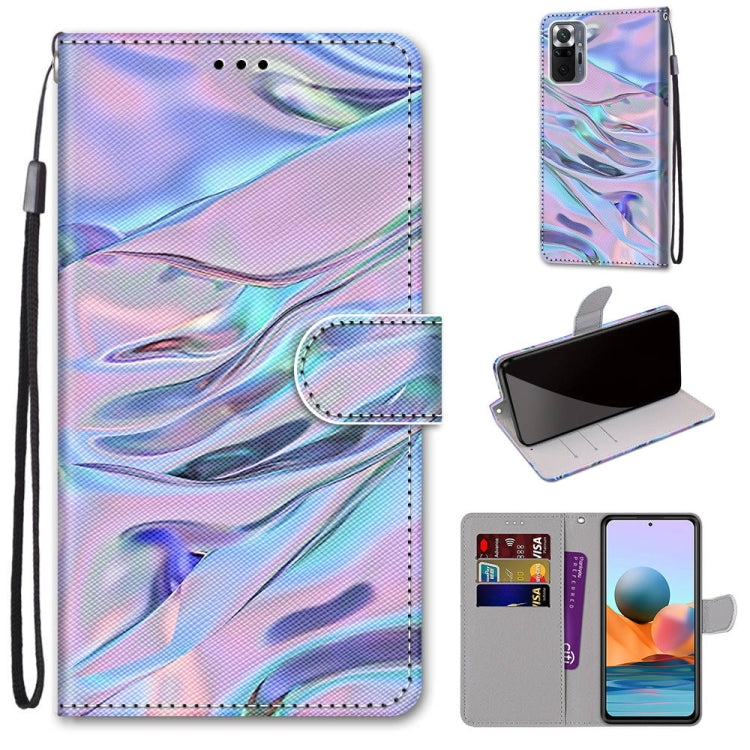 Coloured Drawing Cross Texture Horizontal Flip PU Leather Case with Holder & Card Slots & Wallet & Lanyard, For Xiaomi Redmi Note 10 Pro Max / Note 10 Pro, For Nokia 5.4