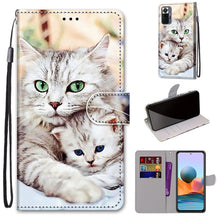 Load image into Gallery viewer, Coloured Drawing Cross Texture Horizontal Flip PU Leather Case with Holder &amp; Card Slots &amp; Wallet &amp; Lanyard, For Xiaomi Redmi Note 10 Pro Max / Note 10 Pro, For Nokia 5.4
