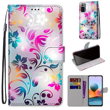 Load image into Gallery viewer, Coloured Drawing Cross Texture Horizontal Flip PU Leather Case with Holder &amp; Card Slots &amp; Wallet &amp; Lanyard, For Xiaomi Redmi Note 10 Pro Max / Note 10 Pro, For Nokia 5.4