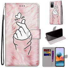 Load image into Gallery viewer, Coloured Drawing Cross Texture Horizontal Flip PU Leather Case with Holder &amp; Card Slots &amp; Wallet &amp; Lanyard, For Xiaomi Redmi Note 10 Pro Max / Note 10 Pro, For Nokia 5.4