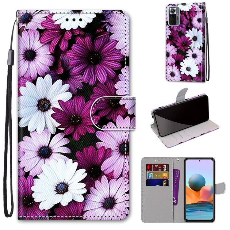 Coloured Drawing Cross Texture Horizontal Flip PU Leather Case with Holder & Card Slots & Wallet & Lanyard, For Xiaomi Redmi Note 10 Pro Max / Note 10 Pro, For Nokia 5.4